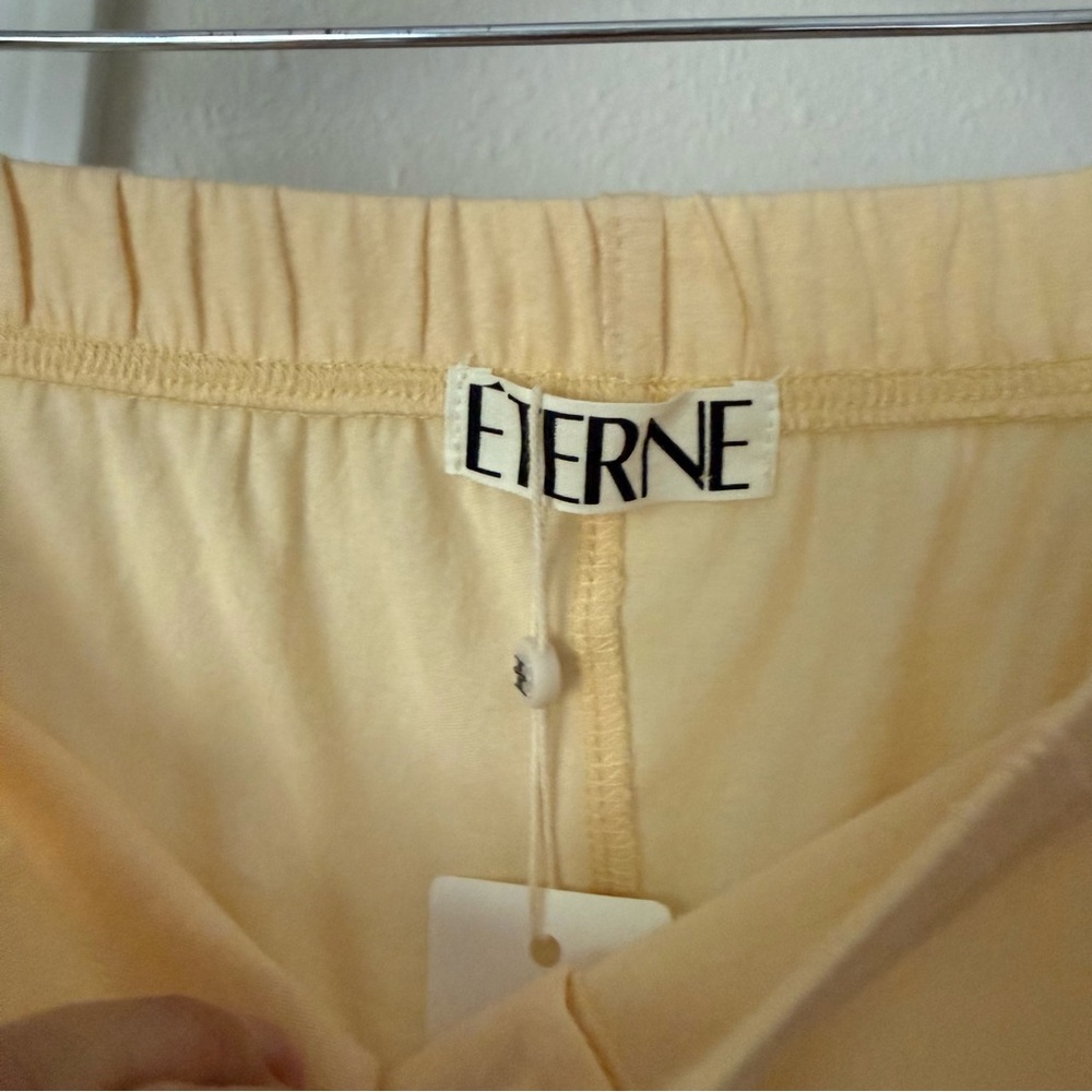 NWT ETERNE cream sleep pajama elastic pull on shorts - Picture 3 of 5